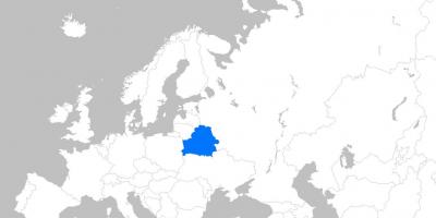 Mapa de Bielorrusia europa